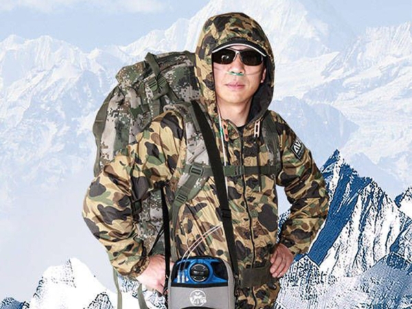 Portable oxygen inhalation