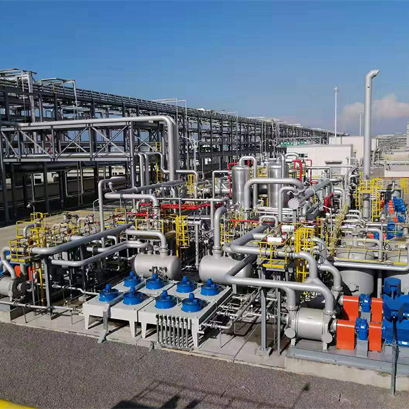 Synthetic Gas H₂/CO Ratio Adjustment Membrane Separation System